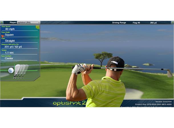 Golfsimulator - OptiShot2 Med 14 baner